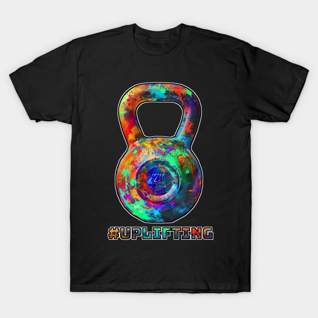 Uplifting Kettlebell T-Shirt by Yogimeister